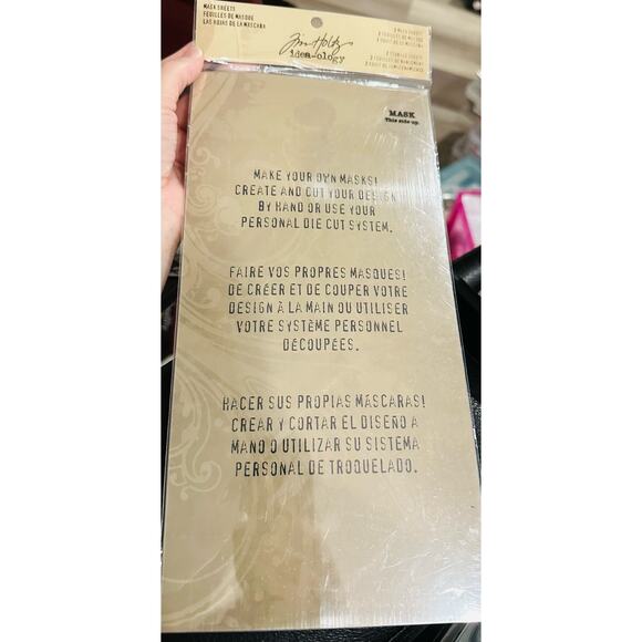 Tim Holtz idea-ology Mask Sheets - Picture 1 of 1